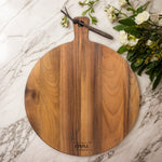 OVAL - Pure Walnut Wood Serveerplank rond Ø 30 x 1,8 cm Serveerplank Oval Kitchenware 