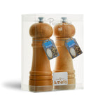 Amefa - 2 piece Pepper&Salt mills set Wood 15 cm - in gift box Amefa 