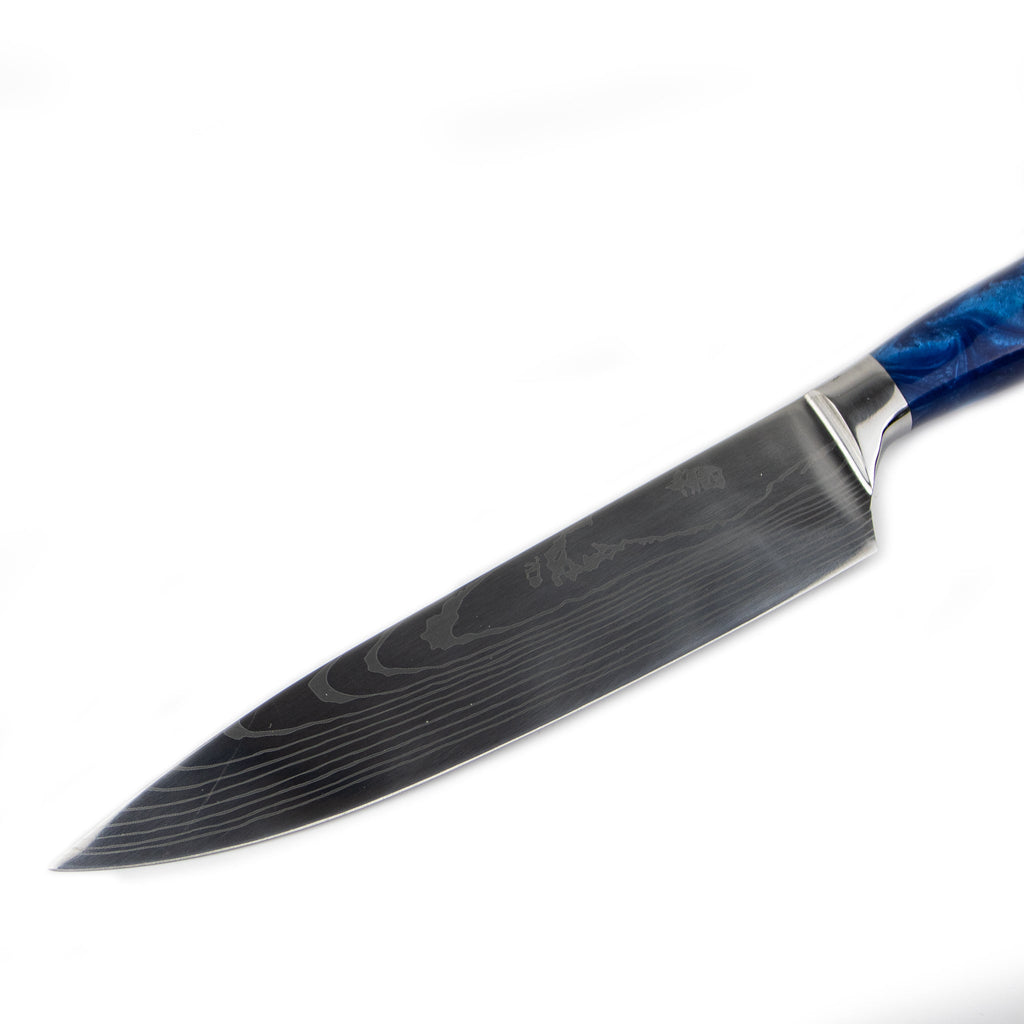 Japanese paring knife damascus print – KookGigant