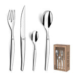 Lou Laguiole - 24-pc cutlery set in craft box - mirror Bestekset Lou Laguiole 
