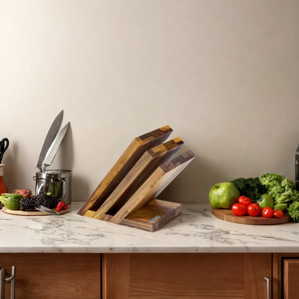 Artelegno Venezia Knife Block Walnut wood KookGigant