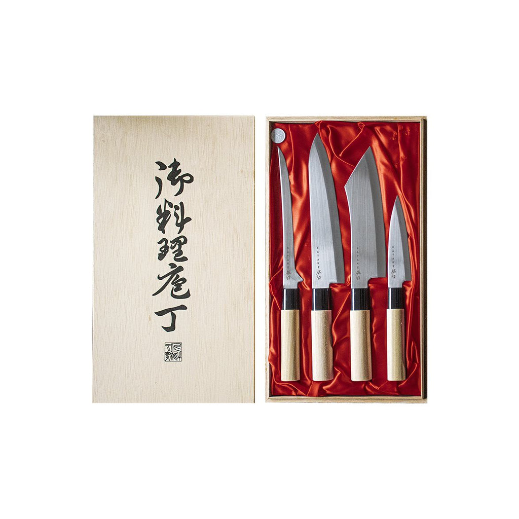 This 10-piece complete Japanese knife gift set is $216