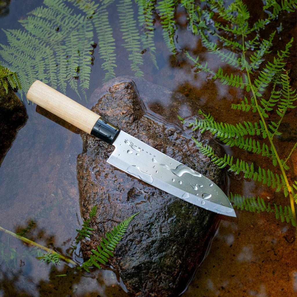 Satake - Japanese santoku knife Magnolia Wood 17 cm – KookGigant